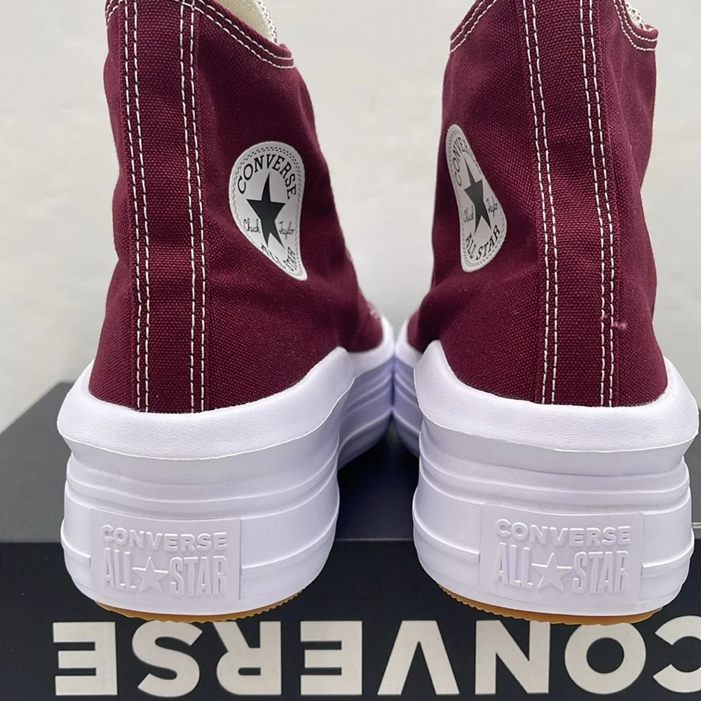 Converse WMNS High-Top Platform Sneakers A02430C CTAS MOVE HI
DARK BEETROOT/WHIT - Picture 13 of 16